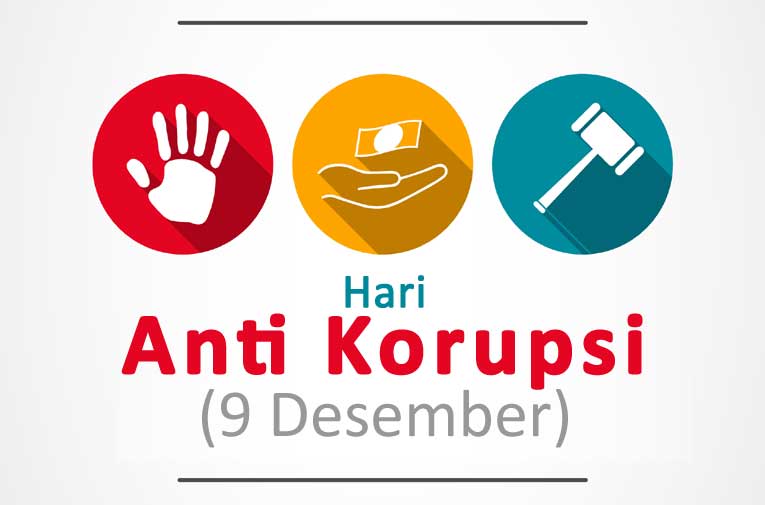 Hari Anti Korupsi Sedunia diperingati setiap tanggal 9 Desember.