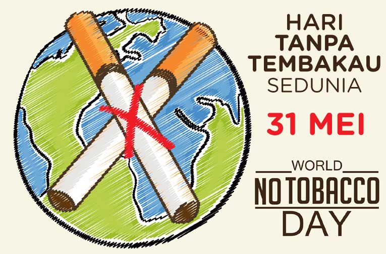 Hari Tanpa Tembakau Sedunia setiap tanggal 31 Mei